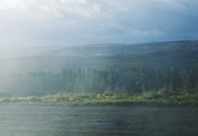 black river sunset